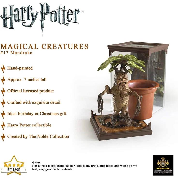 Harry Potter - Mandrake Alraune Magical Creatures Statue – Bild 3