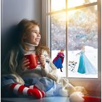 Komar 16408 Window-Sticker Frozen Snowflake, Bunt