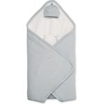 BEMINI Wickeldecke Pady tetra jersey + teddy Mittelgrau