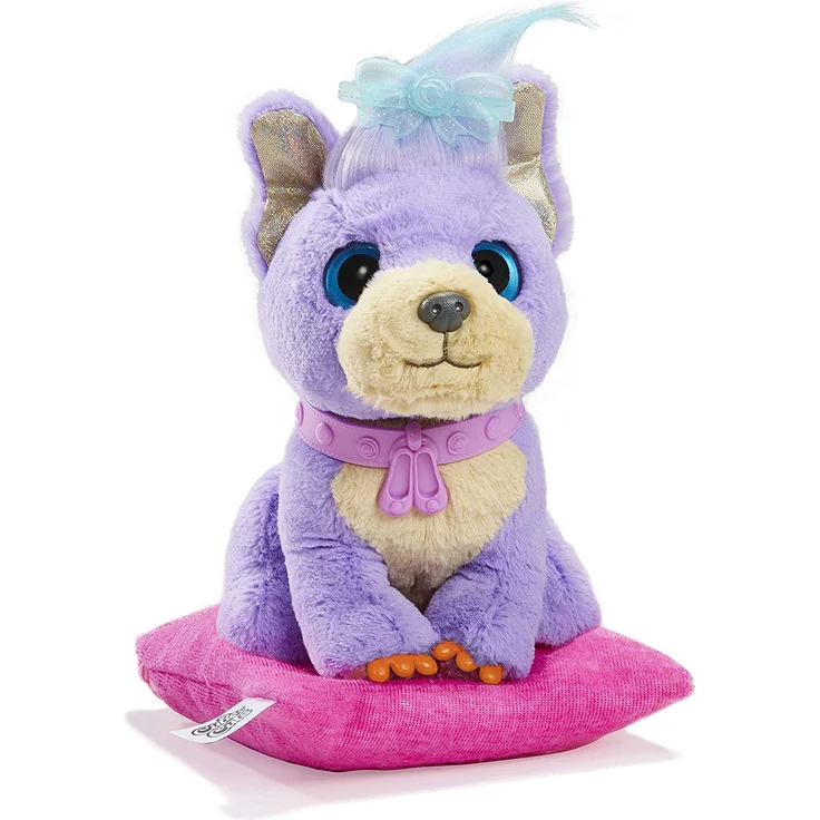 Little Live Pets 30147 Scruff-a-Luvs Cutie Cuts, Überraschungshündchen aus super weichem Plüsch: Rasiere, wasche und Style Dein Plüschtier mit insgesamt 10 Überraschungen,lila – Bild 12