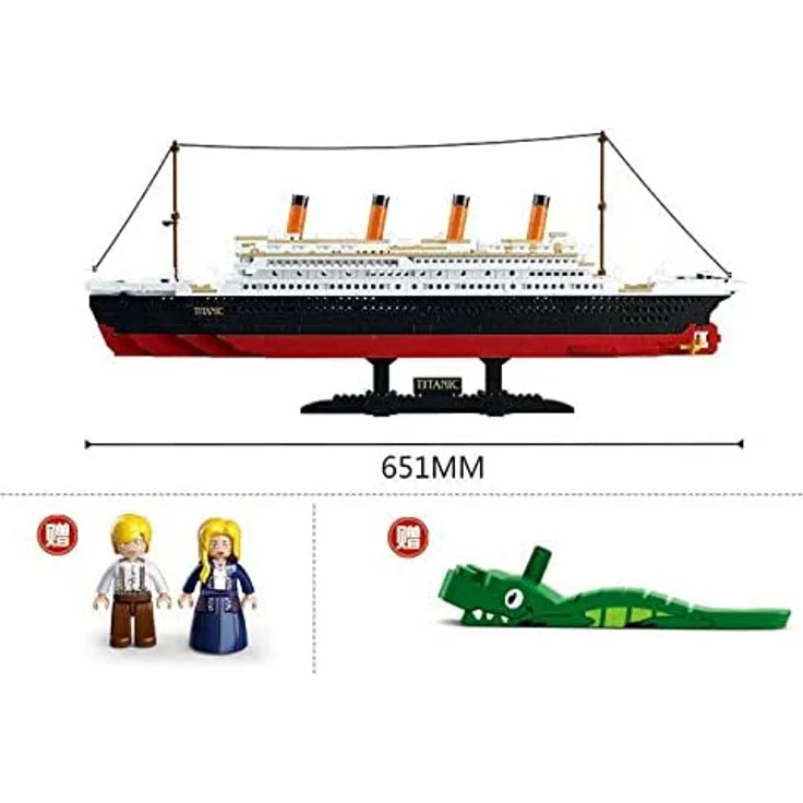 Sluban M38-B0577 - Titanic, großer Bausatz, 1012 Teile – Bild 2