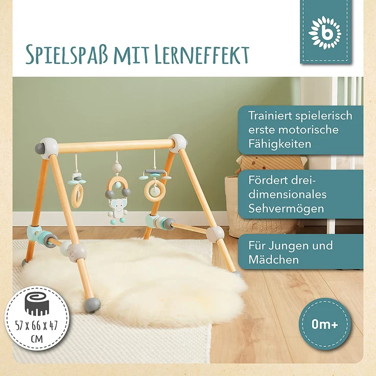 bieco Spielbogen Elefant aus Holz – Bild 2