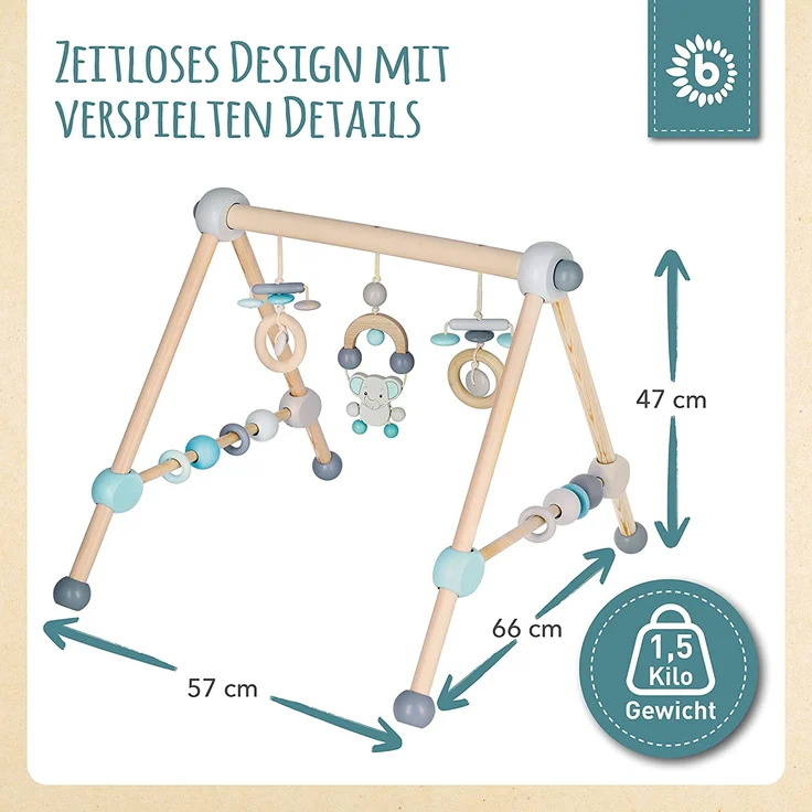 bieco Spielbogen Elefant aus Holz – Bild 4