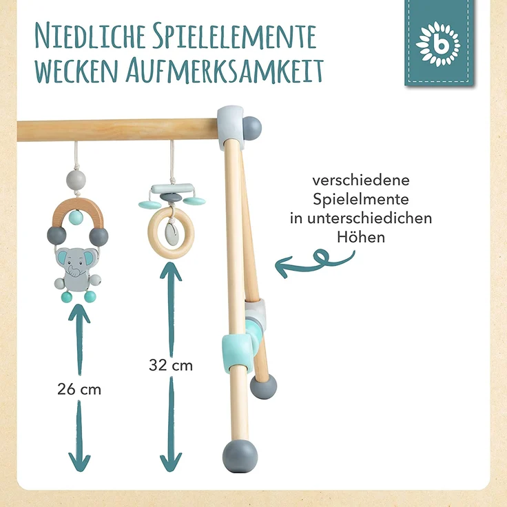 bieco Spielbogen Elefant aus Holz – Bild 3