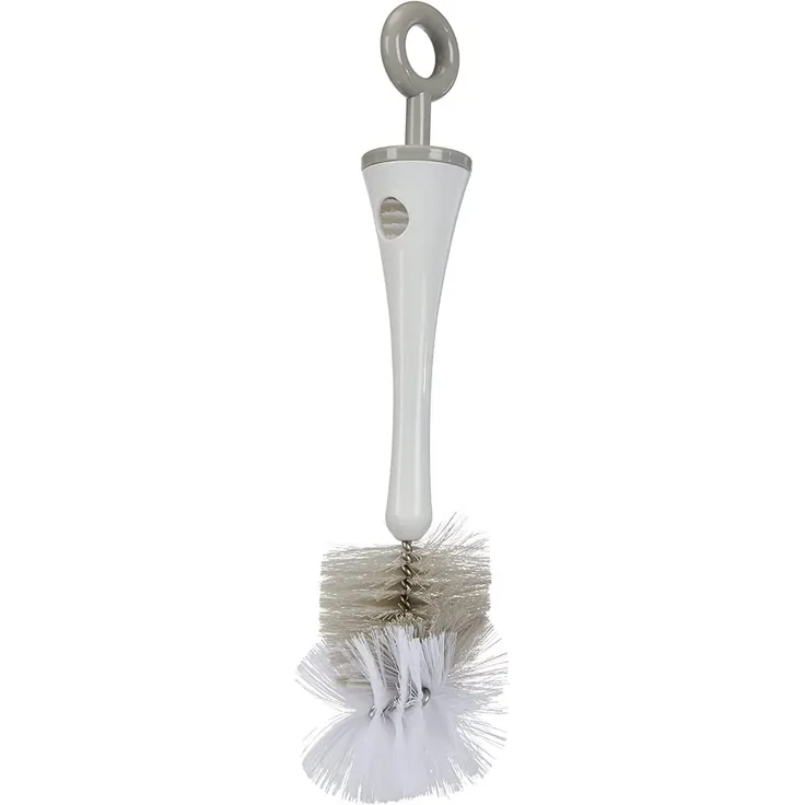 Béaba - 2in1-Flaschenbürste, grau