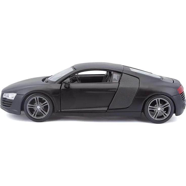 Maisto Audi R8: Originalgetreues Modellauto mit Türen und Kofferraum zum Öffnen,Maßstab 1:24, Fertigmodell, 20 cm, schwarz (531281M) – Bild 10
