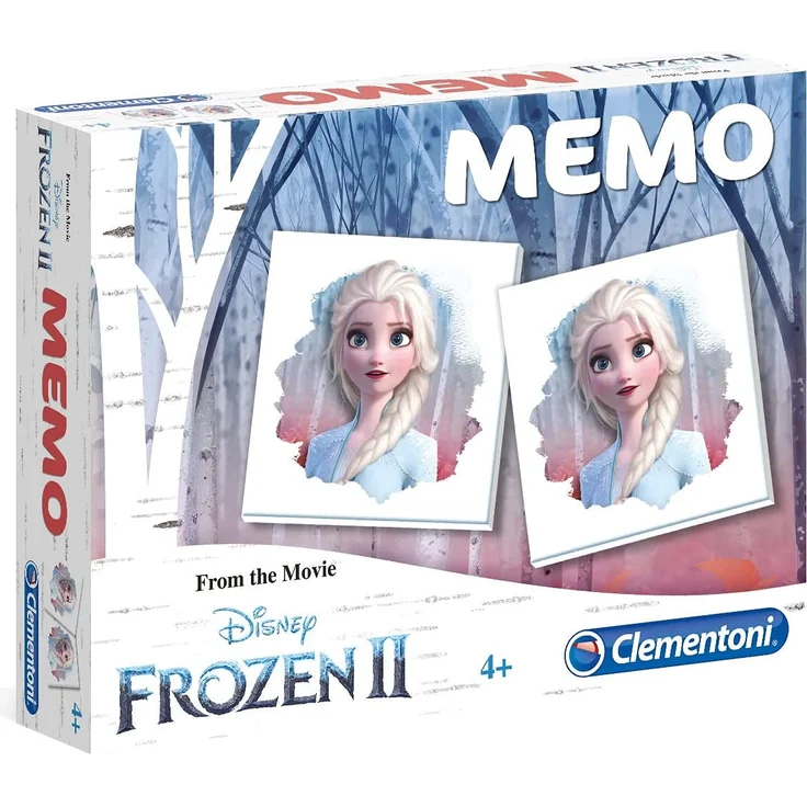 Clementoni 18051 Memo Kompakt-Frozen 2, Mehrfarben – Bild 1