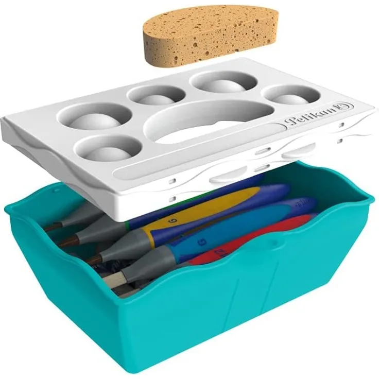 Kreativfabrik Malzubehörset groß MZSG,5x Pinsel griffix, 5x