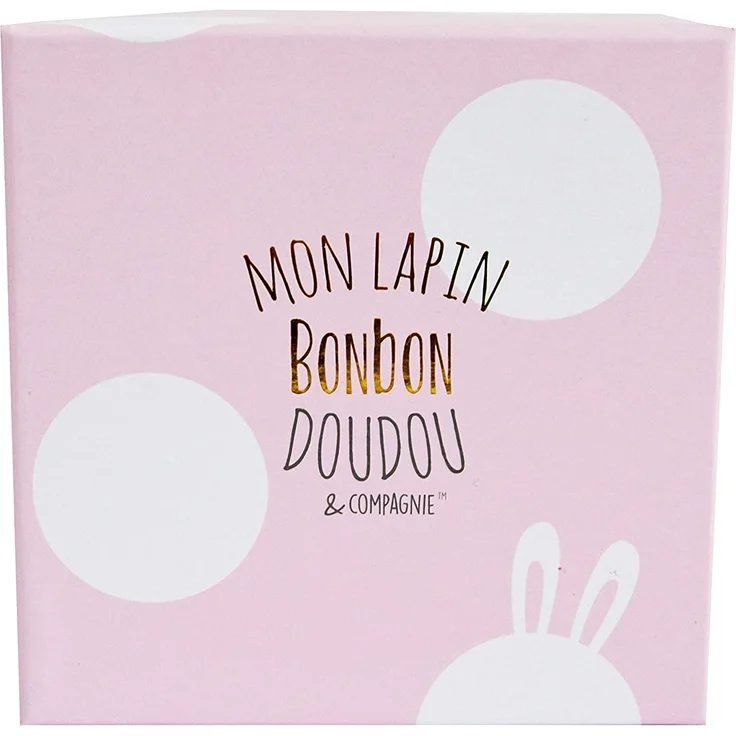 Doudou et Compagnie 1239 Lapin Bonbon Stofftier, klein, Rosa – Bild 4