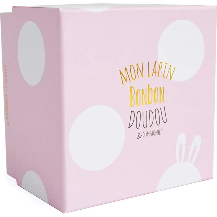 Doudou et Compagnie 1239 Lapin Bonbon Stofftier, klein, Rosa – Bild 3
