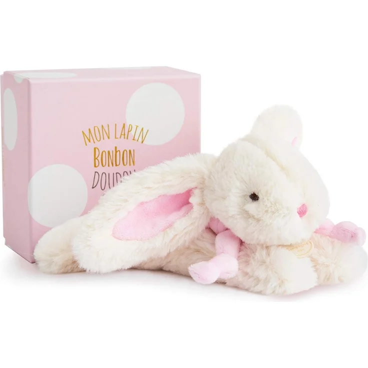 Doudou et Compagnie 1239 Lapin Bonbon Stofftier, klein, Rosa – Bild 1