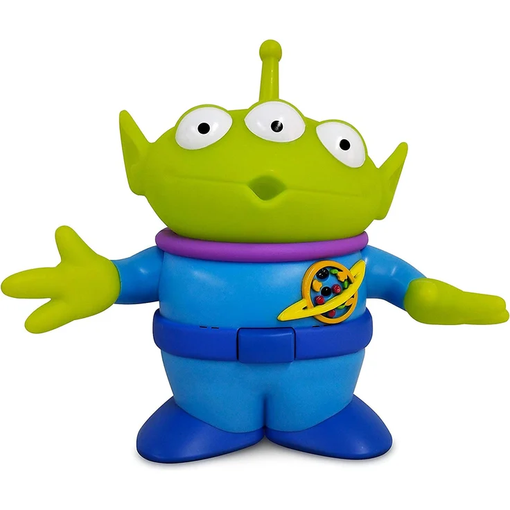 Disney Store Interaktive sprechende Actionfigur Außerirdischer aus Toy Story, 25,5 cm / 10", mit 7 englischen Sätzen, interagiert nur mit Anderen Außerirdischen, mit beweglichen Teilen, ab 3 Jahren – Bild 3