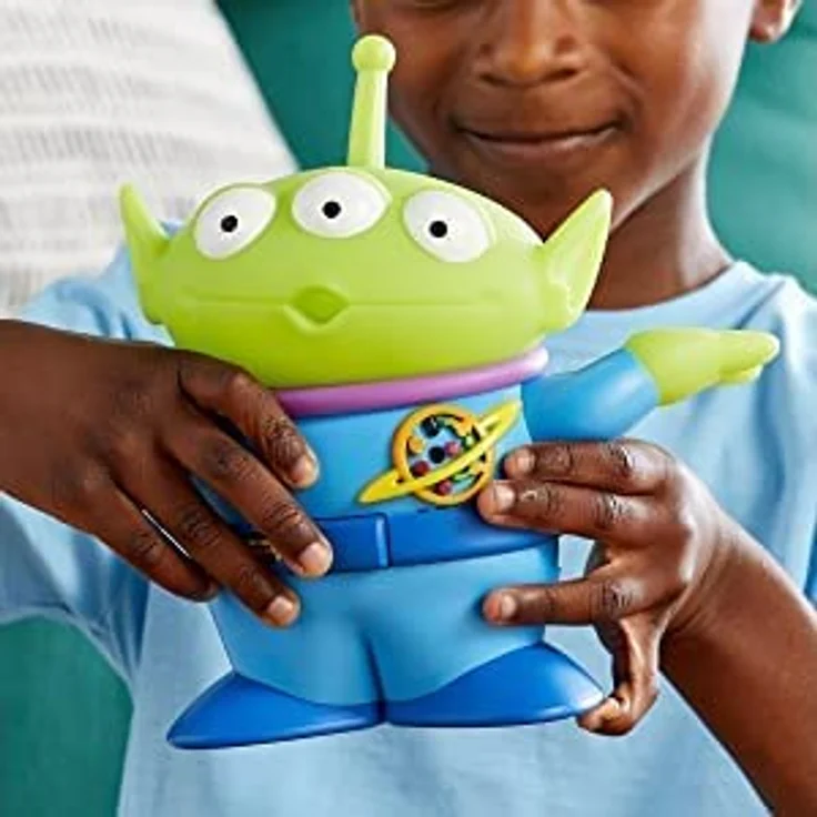 Disney Store Interaktive sprechende Actionfigur Außerirdischer aus Toy Story, 25,5 cm / 10", mit 7 englischen Sätzen, interagiert nur mit Anderen Außerirdischen, mit beweglichen Teilen, ab 3 Jahren – Bild 6