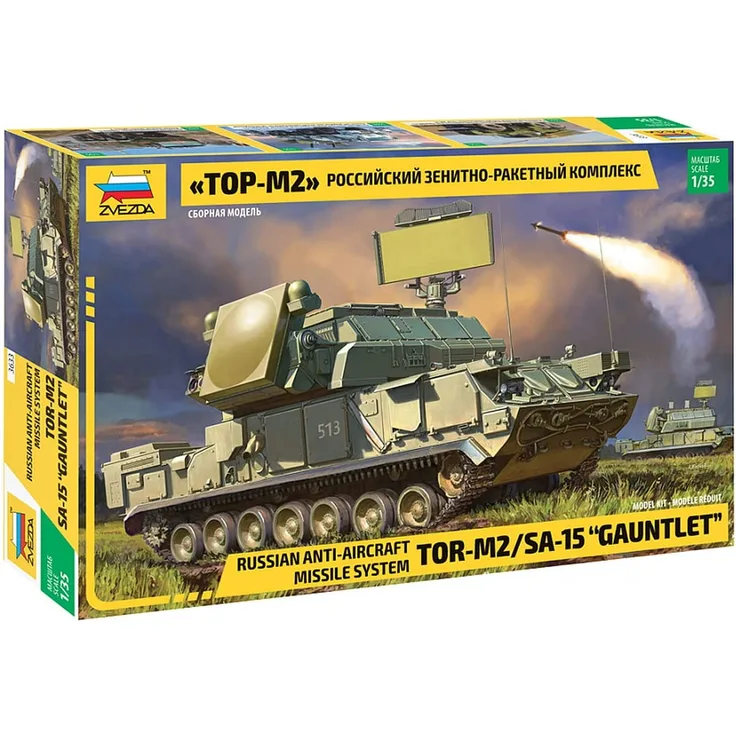 Vertriebsmarken 530003633 1:35 TOR 2M/SA-15 Gauntlet Russ. anti air