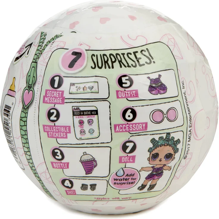 MGA L.O.L. Surprise Tots Ball Doll Asst in PDQ Tray Wave 2 - Sortiert, Preis Gilt für 1 Stück – Bild 4