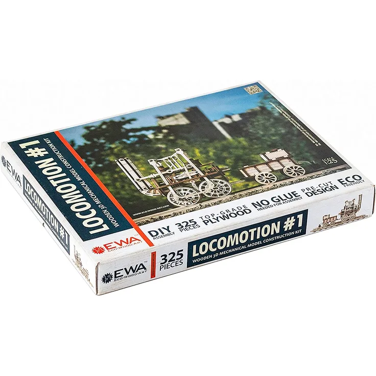 Eco Wood Art: Lokomotive Nr. 1