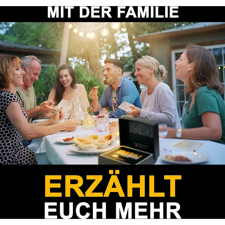 Erzählt euch mehr (Klassik) Gesellschaftsspiel Erwachsene - Spiel für mehr Achtsamkeit und Selbstreflexion - tolle Geschenkidee für Muttertag, Geburtstag, Freunde - Kartenspiel – Bild 6