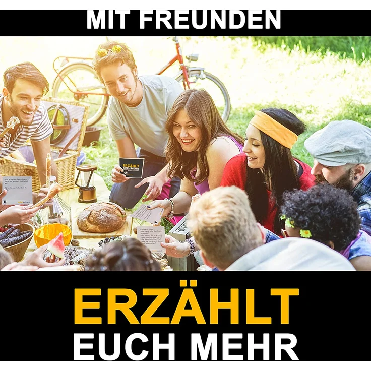 Erzählt euch mehr (Klassik) Gesellschaftsspiel Erwachsene - Spiel für mehr Achtsamkeit und Selbstreflexion - tolle Geschenkidee für Muttertag, Geburtstag, Freunde - Kartenspiel – Bild 5