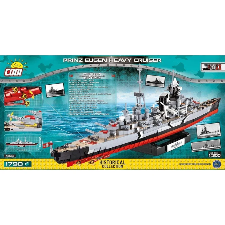 Cobi 4823 PRINZ EUGEN HEAVY CRUISE – Bild 17