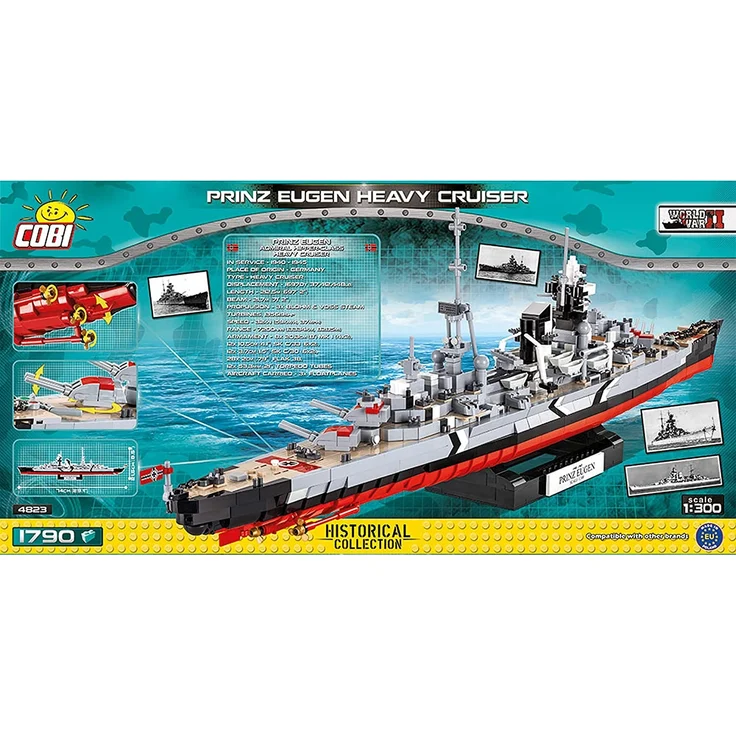 Cobi 4823 PRINZ EUGEN HEAVY CRUISE – Bild 4