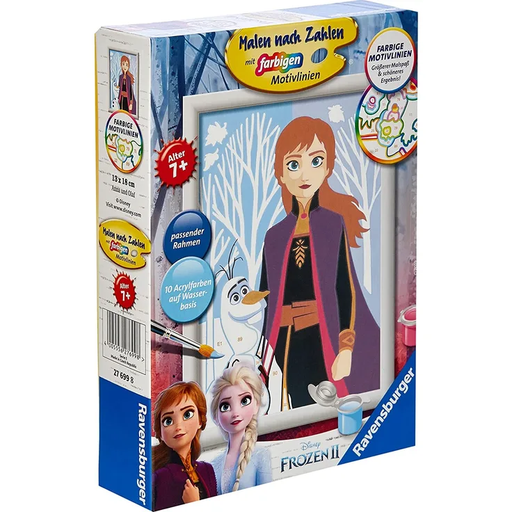 Ravensburger Malen nach Zahlen Disney Frozen 2 Anna und Olaf