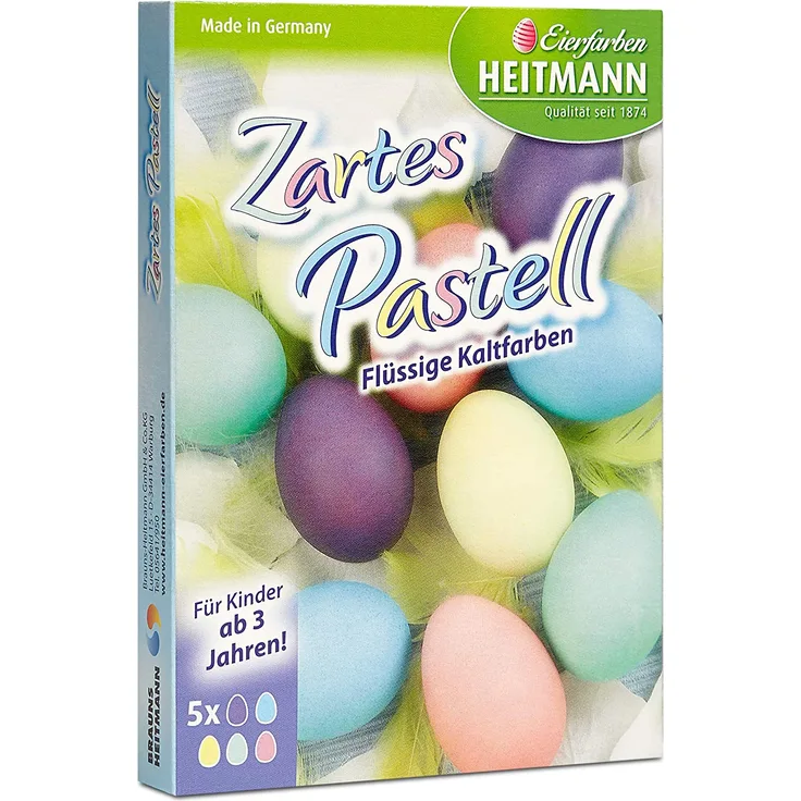 Zartes Pastell Eiermalfarben