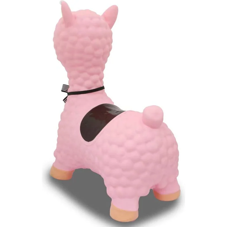 Jamara Hüpftier Lama rosa mit Pumpe - bis 50 kg – Bild 4