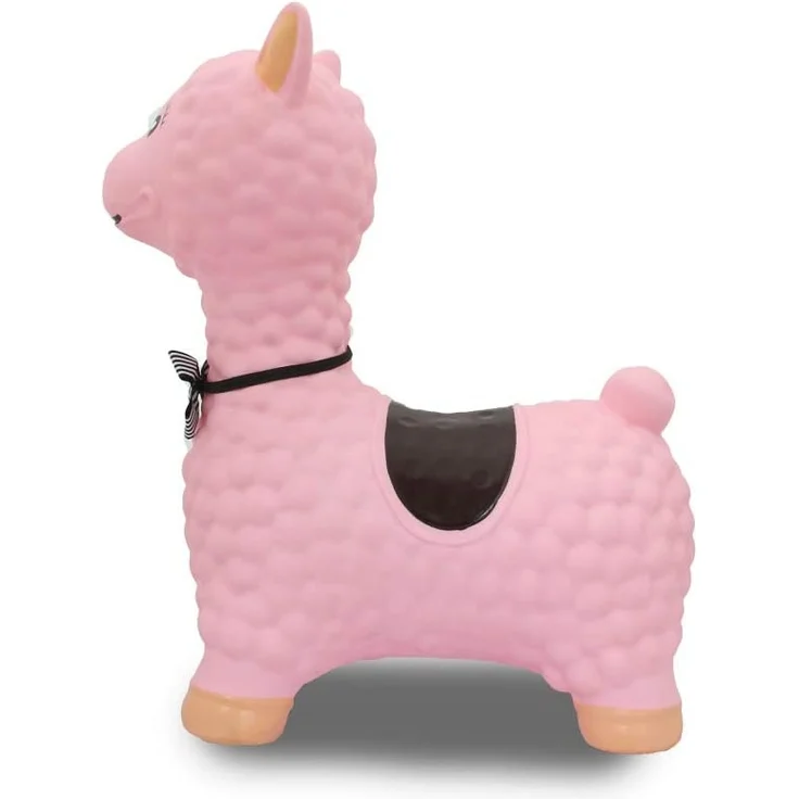 Jamara Hüpftier Lama rosa mit Pumpe - bis 50 kg – Bild 5