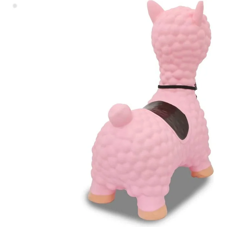 Jamara Hüpftier Lama rosa mit Pumpe - bis 50 kg – Bild 3