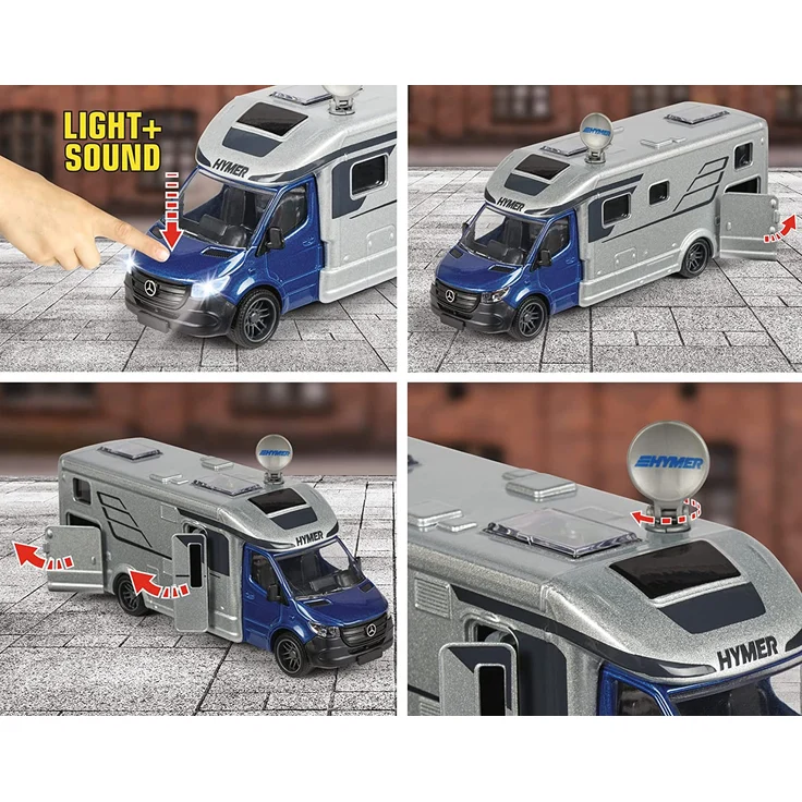 Majorette - HYMER B-Klasse MasterLine Wohnmobil - hochwertiger Camper als Modellfahrzeug – Bild 5