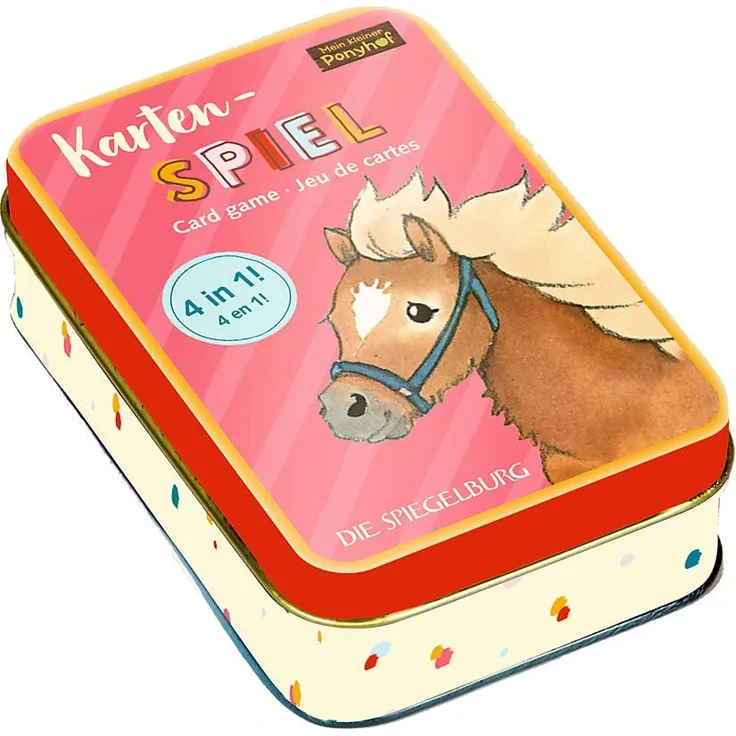 Die Spiegelburg - Kartenspiel 4 in 1 Mein kleiner Ponyhof