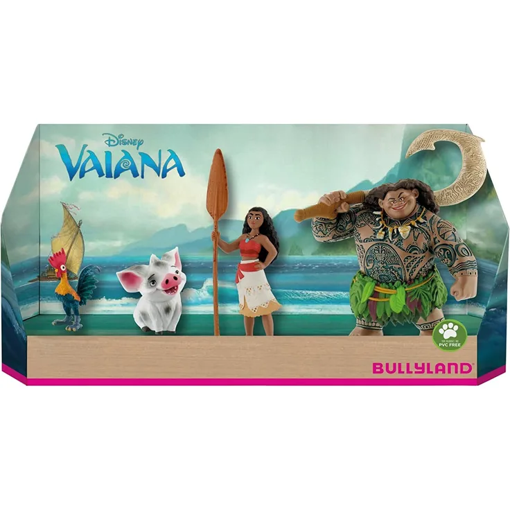 Bullyland 13190 - Spielfigurenset, Walt Disney Vaiana, 4 teilig