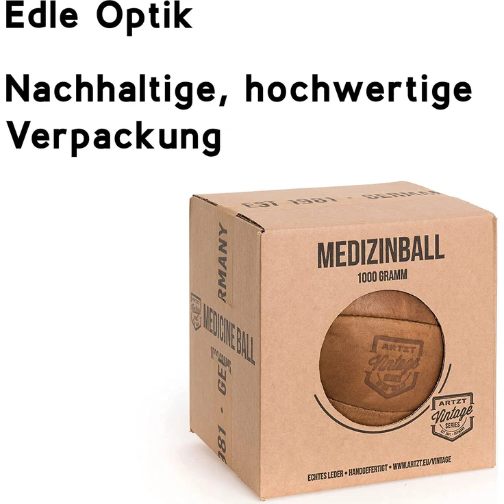Artzt Vintage Series Medizinball 4000g – Bild 5
