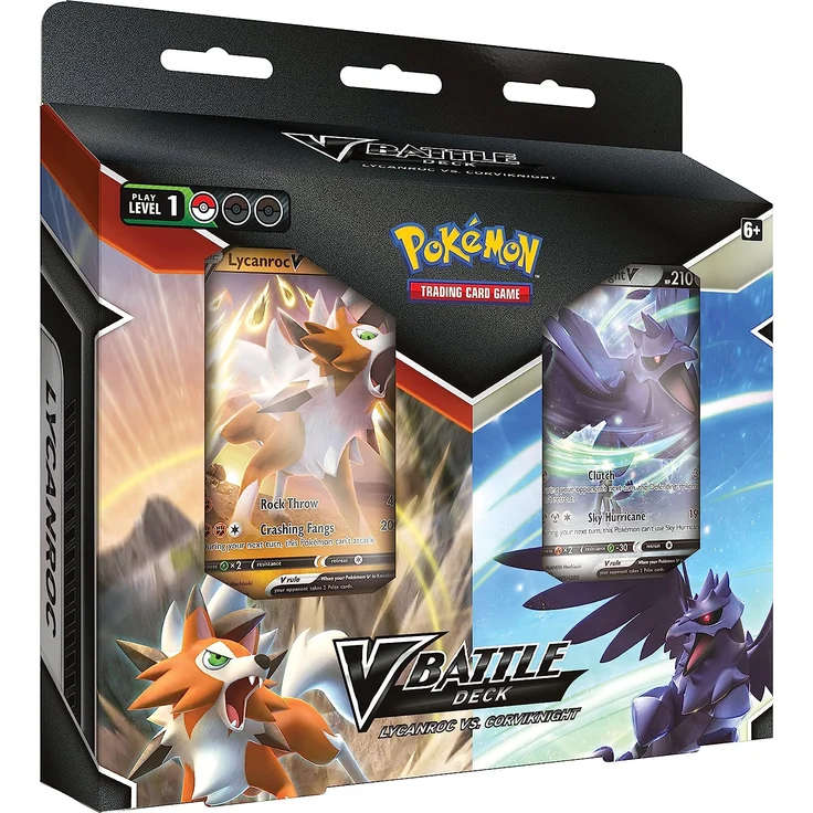 Pokemon TCG: Lycanroc V VS Corviknight V Battle Deck Bundle - ready to play – Bild 1