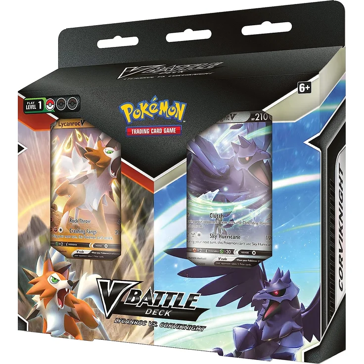 Pokemon TCG: Lycanroc V VS Corviknight V Battle Deck Bundle - ready to play – Bild 3