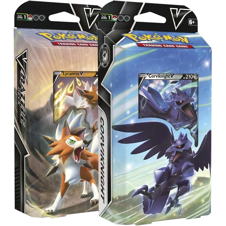 Pokemon TCG: Lycanroc V VS Corviknight V Battle Deck Bundle - ready to play – Bild 5