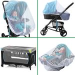 BABY MOSKITONETZ Für Kinderwagen, Autositz & Stubenwagen - PREMIUM Insektenschutz für Buggy, Babyschale & Kinderbett – mit hochwertiger Geschenkverpackung