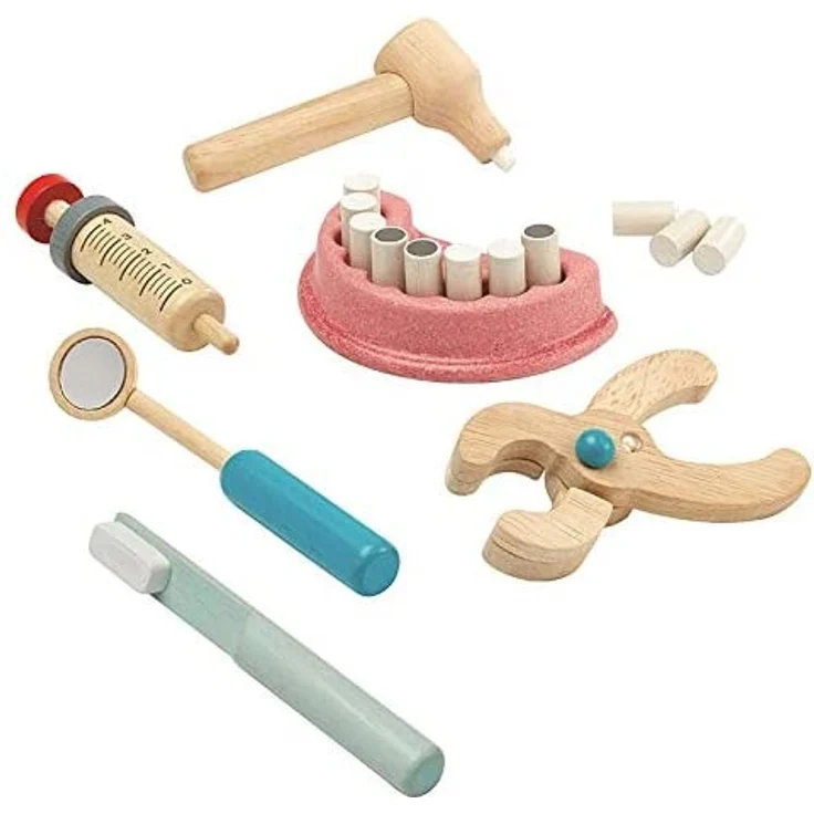 PlanToys Holzspielzeug Zahnarzt Set - Preisvergleich – Bild 5