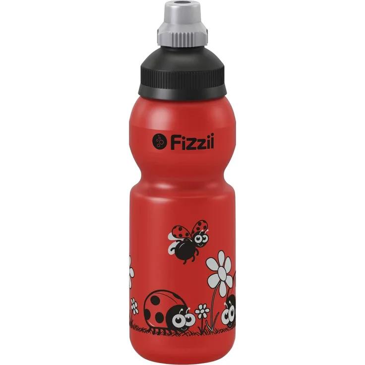 Fizzii Trinkflasche Marienkäfer 330 ml. auslaufsicher