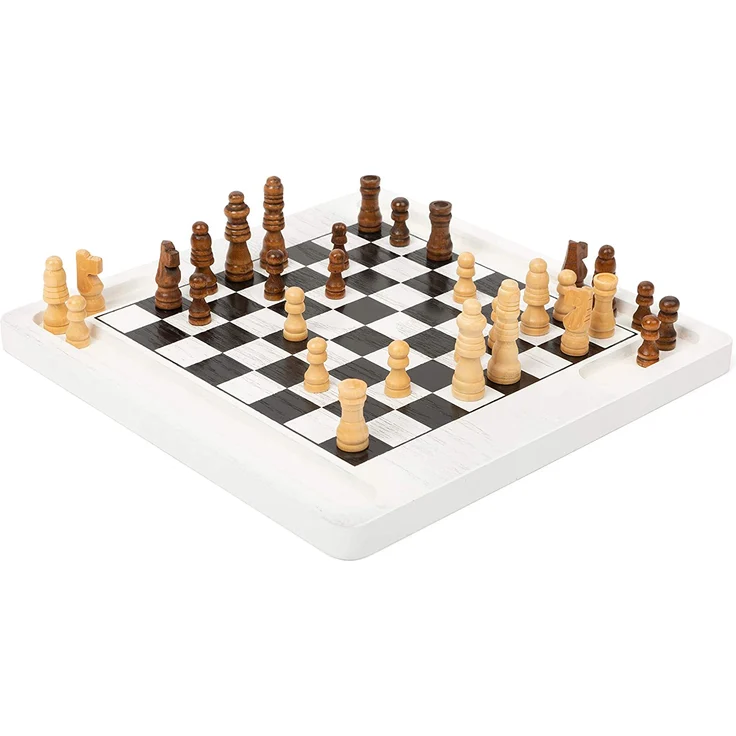 Brettspiel Schach und Dame – Bild 2