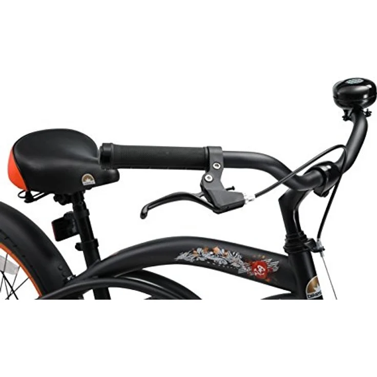 Bikestar Kinderfahrrad Cruiser, 24 Zoll Schwarz – Bild 6