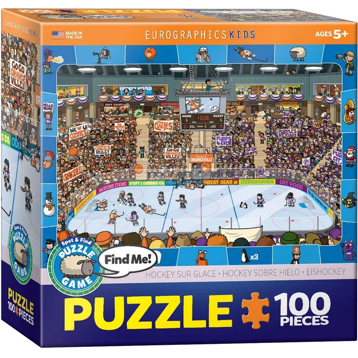 Eurographics 6100-0475 Eishockey 100 Teile Puzzle