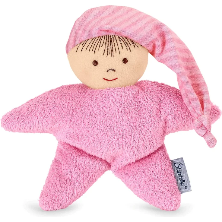 Sterntaler Spielpuppe, Integrierte Rassel, Alter: Für Babys ab der Geburt, 16 cm, Rosa – Bild 1