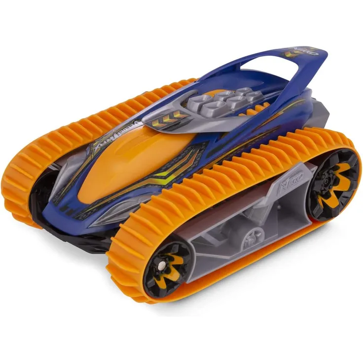 Nikko RC 10031 VelociTrax Ferngesteuertes RC Auto, Offroad Raupenfahrzeug, LiFePo4-Akku, Bis 14 km/h, 360° Drehungen und coole Stunts, Fahrzeug für Kinder ab 6 Jahre & Erwachsene, ca. 29 cm, Orange