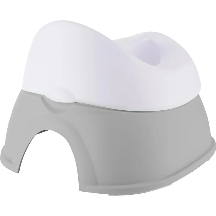 all Kids United® Kinder-Töpfchen; Baby Übungstöpfchen; Toiletten-Trainer zum Üben - Kindertopf WC-Kinderaufsatz (Grau) – Bild 4