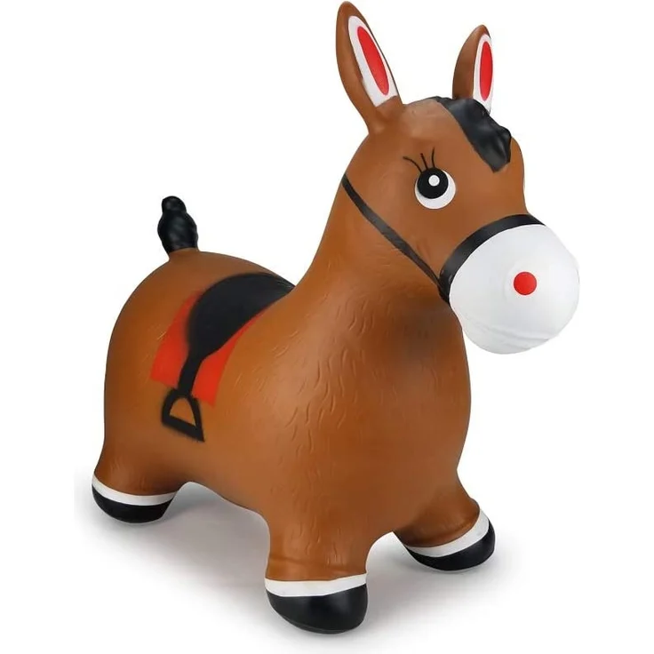 Jamara Hüpftier mit Pumpe Pferd braun – Bild 4