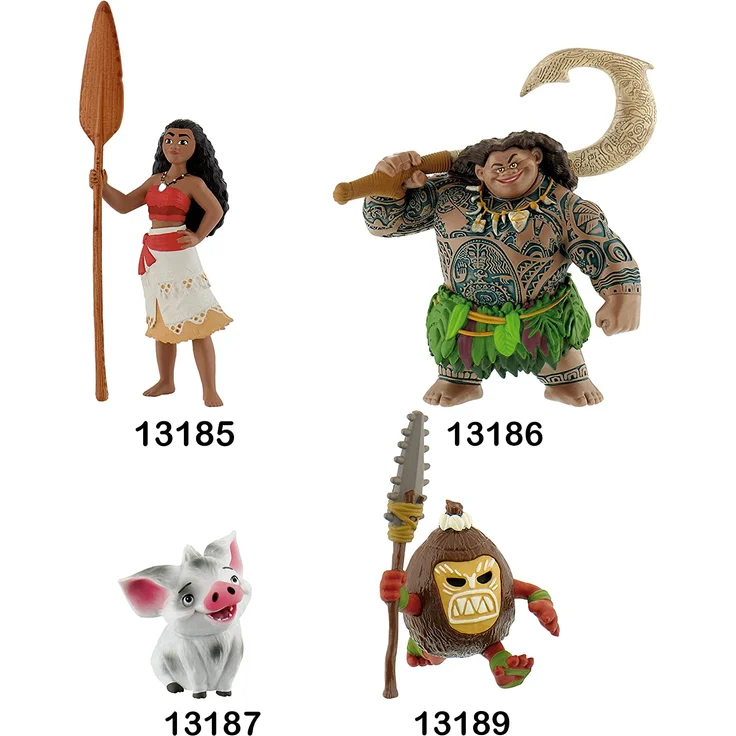 Bullyland 13186 - Spielfigur, Walt Disney Vaiana, Halbgott Maui, liebevoll handbemalte Figur, PVC-frei, tolles Geschenk für Jungen und Mädchen zum fantasievollen Spielen – Bild 2