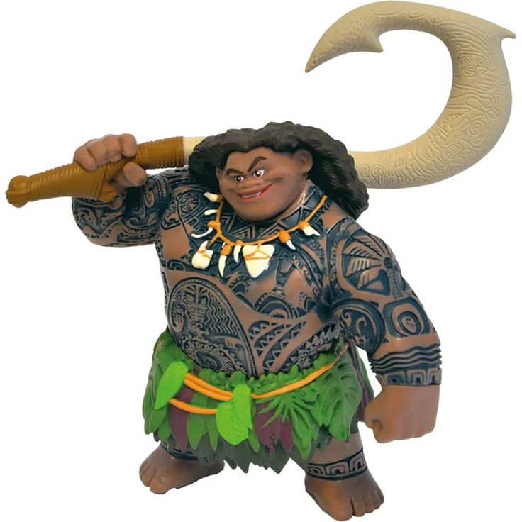 Bullyland 13186 - Spielfigur, Walt Disney Vaiana, Halbgott Maui, liebevoll handbemalte Figur, PVC-frei, tolles Geschenk für Jungen und Mädchen zum fantasievollen Spielen – Bild 1