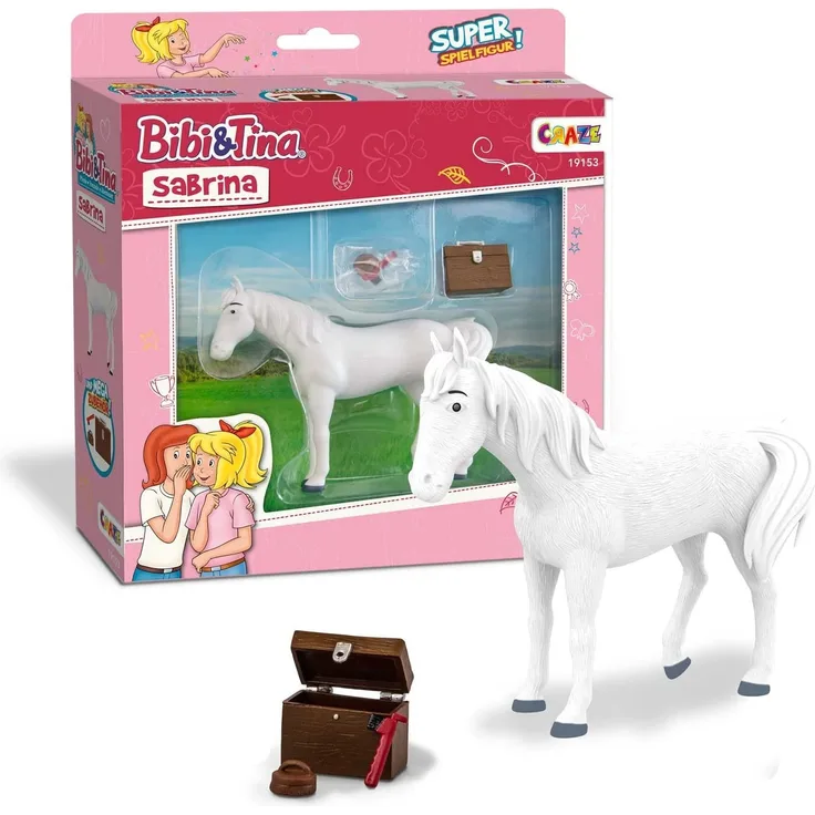 Craze - Bibi & Tina - Einzelpack - Sabrina, Spielfigur mit Zubehör