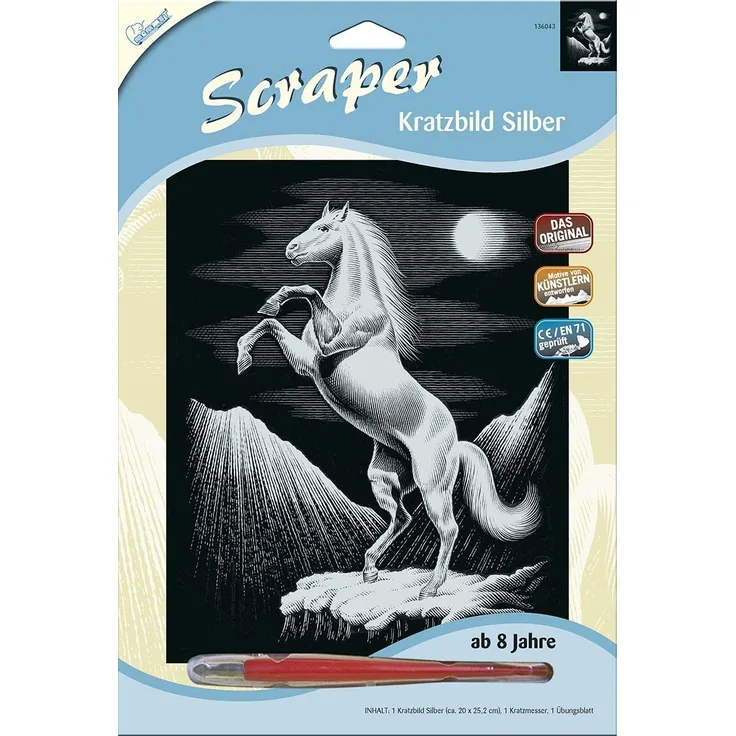 Mammut Scraper Silber gross - Pferd(136043)